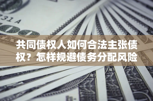 武汉共同债权人如何合法主张债权？怎样规避债务分配风险？