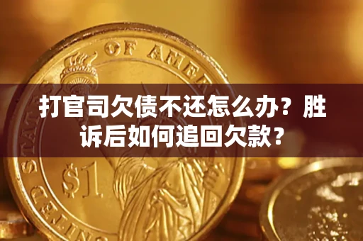 武汉打官司欠债不还怎么办？胜诉后如何追回欠款？