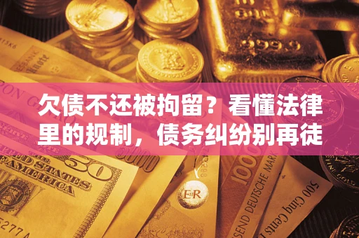 武汉欠债不还被拘留？看懂法律里的规制，债务纠纷别再徒劳奔波