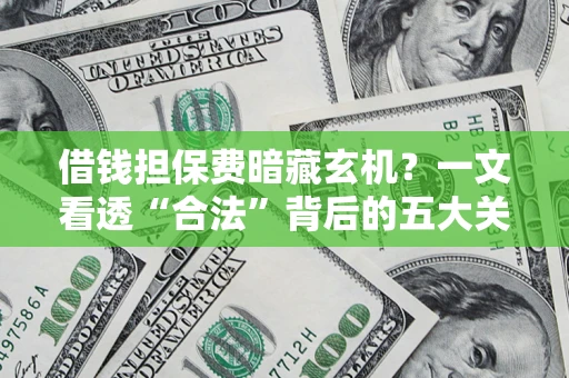 武汉借钱担保费暗藏玄机？一文看透“合法”背后的五大关键陷阱