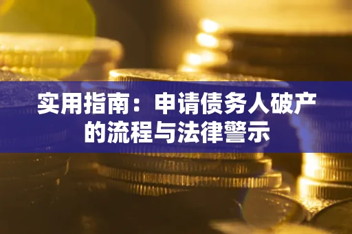 武汉实用指南：申请债务人破产的流程与法律警示