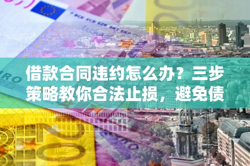 武汉借款合同违约怎么办？三步策略教你合法止损，避免债务危机升级