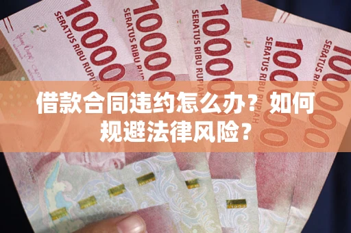 武汉借款合同违约怎么办？如何规避法律风险？